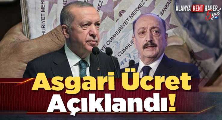 Asgari Ücret Açıklandı!