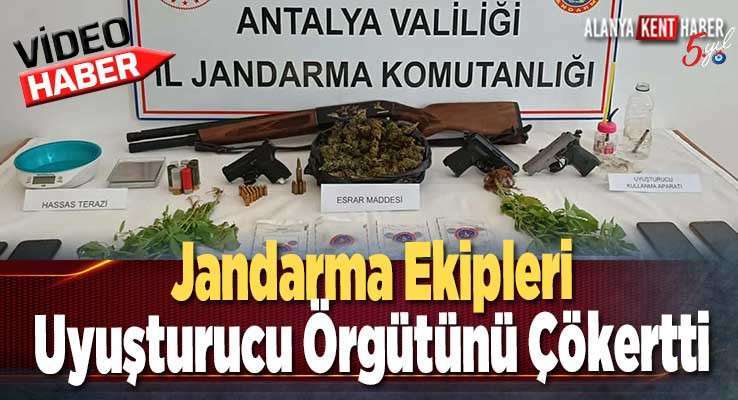 Jandarma Ekipleri Uyuşturucu Örgütünü 