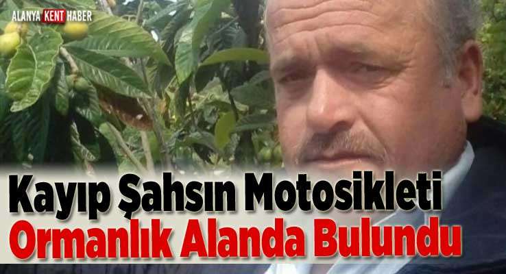 Kayıp Şahsın Motosikleti Ormanlık Alanda Bulundu