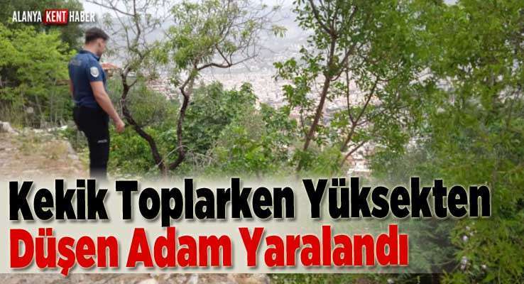 Kekik Toplarken Yüksekten Düşen Adam Yaralandı