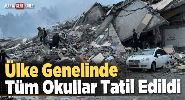 Ülke Genelinde Tüm Okullar Tatil Edildi