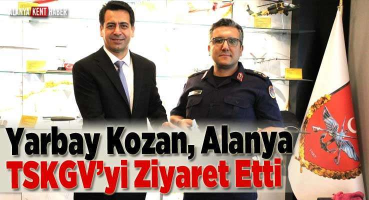 Yarbay Kozan, Alanya TSKGV’yi Ziyaret Etti